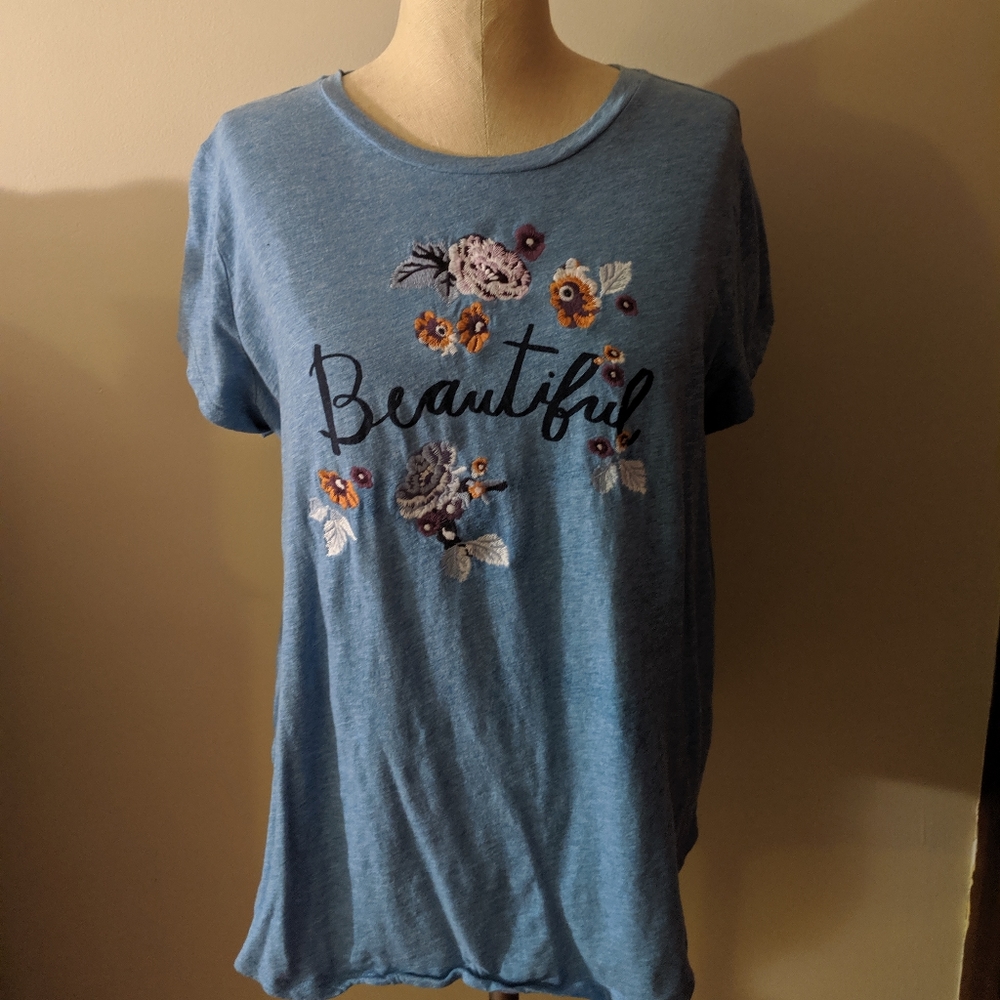 LOFT  vintage "Beautiful" tee